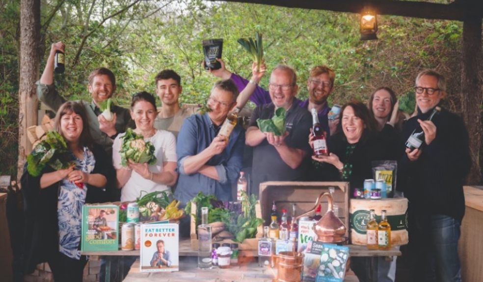 Hugh Fearnley-Whittinstall with other talented individuals from Taste East Devon Food Festival. Photo: Nick Hook